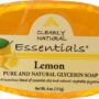 Clearly Natural Essentials Glycerine Bar Soap, Lemon, 4 Ounce