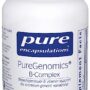 Pure Encapsulations PureGenomics B-Complex - Broad Spectrum B Vitamin Support for Genetic Expression, Cellular Function, Hormone Production & Energy Metabolism* - with Vitamin B12 & B6-120 Capsules