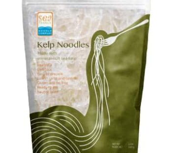 Sea Tangle Kelp Noodles (12oz) – Pack of 3 – Low Calorie Asian Noodles for Healthy Noodle Dishes – Gluten Free, Keto Noodle Sub for Rice Noodles, Glass Noodles, Pad Thai Noodles, Vermicelli