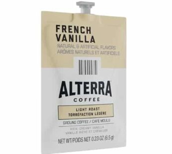 FLAVIA ALTERRA Coffee, French Vanilla, 20-Count Fresh Packs (Pack of 5)