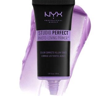 NYX PROFESSIONAL MAKEUP Studio Perfect Primer, Vegan Face Primer – Lavender (Color-Correcting)