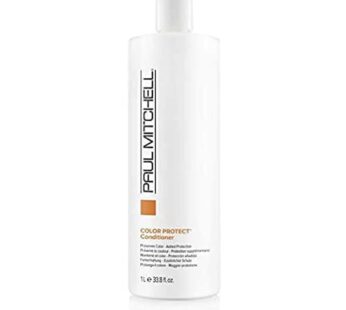 Paul Mitchell Color Protect Conditioner, Adds Protection, For Color-Treated Hair, 33.8 fl oz