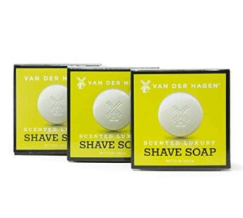 Van Der Hagen Men’s Luxury Scented Shave Soap (Pack of 3)