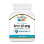 21st Century Iron 65 mg Ferrous Sulfate 325 mg Tablets, 120 Count