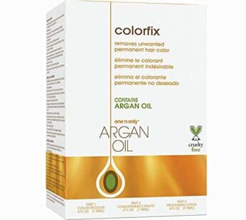 One N Only Colorfix Permanent Hair Color Remover Kit With Argan Oil – Dye Removes Any Level