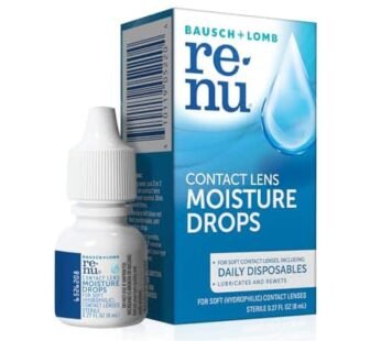 renu Lubricating and Rewetting Drops for Contact Lenses, 8 mL, Packaging May Vary