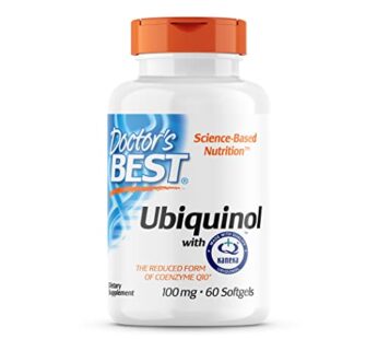 Doctor’s Best Ubiquinol with Kaneka QH, Non-GMO, Gluten Free, Soy Free, Heart Health, 100 mg, 60 Softgels