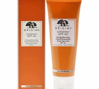 Origins GinZing SPF 40 Energy-Boosting Tinted Moisturizer,1.7 Fl Oz (Pack of 1)