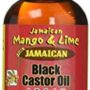 Jamaican Mango & Lime Black Castor Oil, Argan, 2 Fl Oz