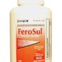 Major FEROSUL 5GR FC RED TABS Ferrous SULFATE-325 MG Red 1000 Tablets UPC 309047590803