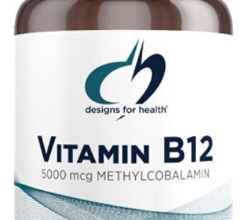 Designs for Health Vitamin B12 Lozenges – B12 Vitamins 5000 mcg Methylcobalamin – Vitamin B12 Supplements – Vegan + Non GMO, Natural Berry Flavor (60 Quick Dissolve Lozenges)