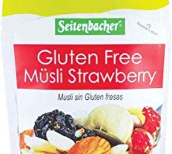 Seitenbacher Gluten Free Muesli Strawberry Natural Cereal, 13.2 Ounce