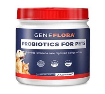 Geneflora Digestive Enzymes and Probiotics for Dogs, Cats, Rabbits and More to Boost Immunity, Relieve Allergies, Reduce Doggy Breath, Reduce Diarrhea and Gas, and Promote Regular Bowel Movements