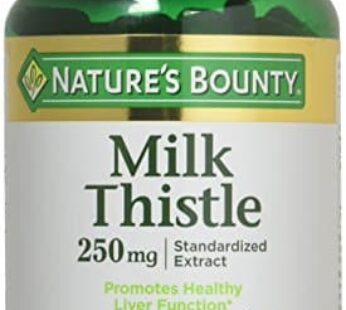 Nature’s Bounty Milk Thistle 250 mg Capsules 200 ea (Pack of 3)