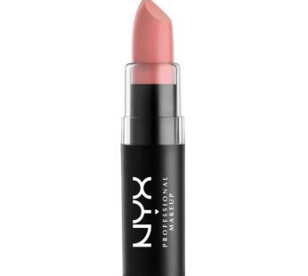 NYX PROFESSIONAL MAKEUP Matte Lipstick – Euro Trash (Dark Pink Brown)