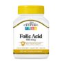 21st Century Folic Acid 400 mcg Tablets, 250 Count