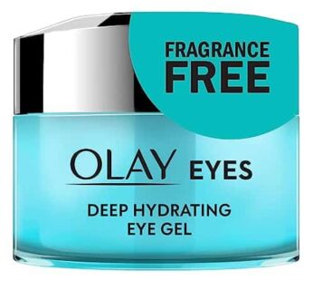 Olay Deep Hydrating Eye Gel with Hyaluronic Acid for Tired Eyes, Hydrating Gel, Cucumber, 0.5 Fl Oz