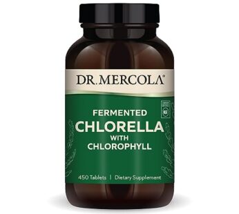 Dr. Mercola Fermented Chlorella with Chlorophyll, 90 Servings (450 Tablets), Dietary Supplement, Supports Immune and Organ Health, Non GMO, NSF Certified