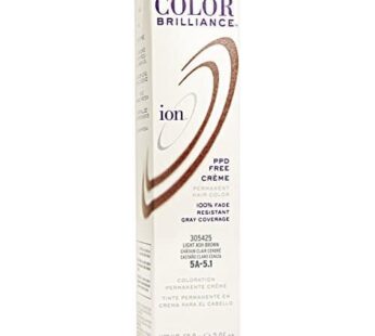 Ion 5A Light Ash Brown Permanent Creme Hair Color 5A Light Ash Brown