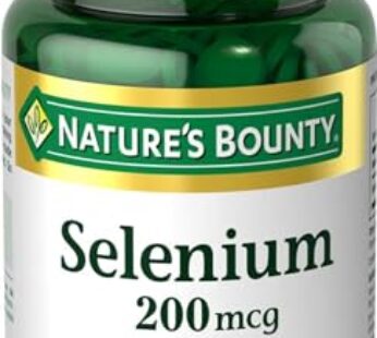 Nature’s Bounty Selenium, 200 mcg, 100 Tablets