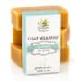 Southern Natural Goat Milk Soap Bar - 3 Pack Essential Oil Blend - For Dry Sensitive Skin. Natural Handmade Face & Body Soap For Men & Women.