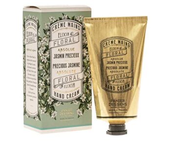 Panier des Sens – Hand Cream for Dry Cracked Hands and Skin ? Jasmine Hand Lotion, Moisturizer, Mask – With Olive and Almond Oil – Hand Care Made in France 97% Natural Ingredients – 2.5floz