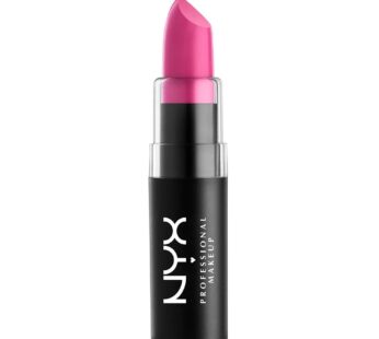 NYX PROFESSIONAL MAKEUP Matte Lipstick – Sweet Pink (Violet Fuchsia)