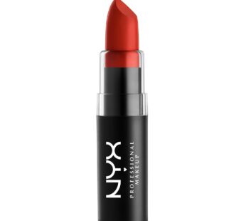 NYX PROFESSIONAL MAKEUP Matte Lipstick – Alabama (Brick Red)