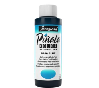 Jacquard Pinata Alcohol Ink – Baja Blue – Professional and Versatile Ink That Produces Color Saturated and Acid-Free Results – 4 Fluid Ounces – Made in The USA