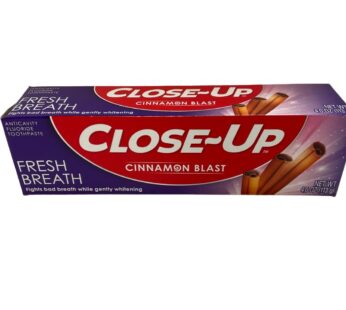 Close-Up Fluoride Toothpaste, Freshening Red Gel 4 oz (Pack of 6)