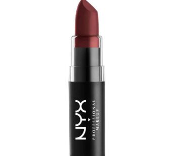 NYX PROFESSIONAL MAKEUP Matte Lipstick – Dark Era (Muted Plum)