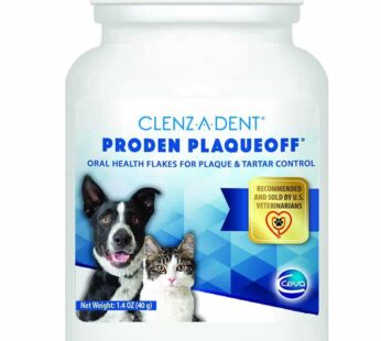 Ceva Clenz-a-dent ProDen PlaqueOff – Oral Health Flakes For Dogs & Cats, Cleans Teeth & Freshens Breath