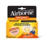 Airborne 1000mg Vitamin C with Zinc Effervescent Tablets, Immune Support Supplement with Powerful Antioxidants Vitamins A C & E - 10 Fizzy Drink Tablets, Zesty Orange Flavor