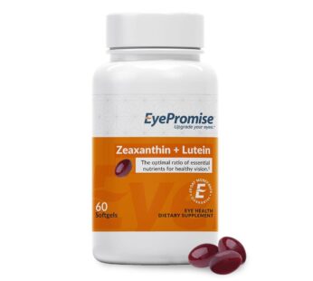 EyePromise Zeaxanthin + Lutein Eye Vitamin – 60 Softgels Capsules Made with Natural Ingredients for Diets Including Gluten Free and Vegetarian – Protect & Enhance Your Eye Health Completely