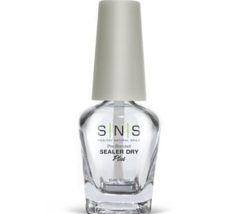 SNS Nail Polish for Nail Dip Powder, Sealer Dry – Sealing & Hardening Agent for Dip Powders – Brings Color & Hardens Manicure Layers – Low-Odor & No UV Lamp Required – 0.5 fl. oz.