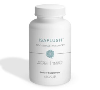 Isagenix IsaFlush – Gentle Digestive Support with Balanced Minerals Encouraging Regularity – No Harsh Laxatives – 60 Capsules