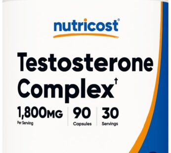 Nutricost Testosterone Support Complex (90 Capsules) -1800mg Per Serving