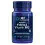 Life Extension BioActive Folate & Vitamin B12, Promotes Heart, Brain & GI Tract Health, Non-GMO, Gluten-Free, Vegetarian, 90 Capsules