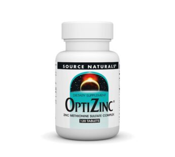 Source Naturals OptiZinc Zinc Methionine Sulfate Complex & Dietary Supplement* – 120 Tablets