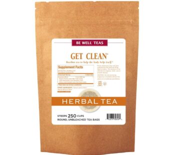 The Republic of Tea Be Well Teas No. 7, Get Clean Herbal Tea For Detoxing, Refill Pack of 250 Tea Bags