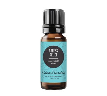 Edens Garden Stress Relief Essential Oil Synergy Blend, 100% Pure Therapeutic Grade (Undiluted Natural/Homeopathic Aromatherapy Scented Essential Oil Blends) 10 ml