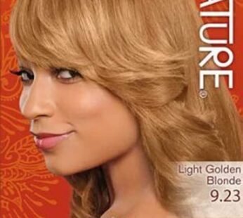 Creme of Nature Exotic Shine Hair Color With Argan Oil from Morocco, 9.23 Light Golden Brown, 1 Application
