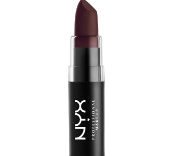 NYX PROFESSIONAL MAKEUP Matte Lipstick – Goal Digger (Deep Plum)