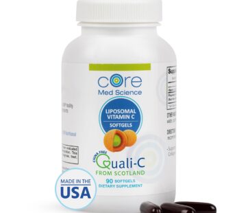 Liposomal Vitamin C 1000mg by Core Med Science, 90 Softgels – Non-GMO Natural Liposomal Vitamin C Supplement That Promotes Healthy Skin – Immune System Booster for Adults, Supports Collagen Formation