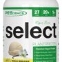 PEScience Select Vegan Plant Based Protein Powder, Vanilla, 27 Serving, Premium Pea and Brown Rice Blend
