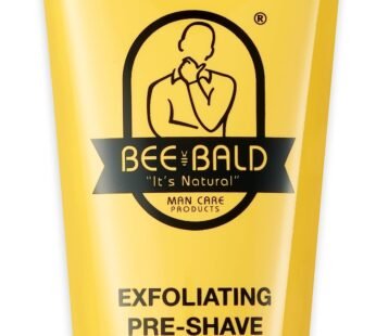 BEE BALD SCRUB Exfoliating Pre-Shave deep cleans & removes pore clogging dirt, oil & dry, flaky skin. Prepares skin for a ?super close shave? leaving it ?smoother than a baby’s behind’ 3 Fl Oz