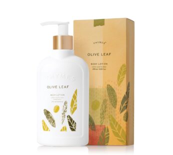 Thymes Olive Leaf Body Lotion – Shea Butter Lotion wIth Vitamin E & Olive Oil for Skin Care Routine – Body and Hand Lotion for Women & Men (9.25 fl oz)