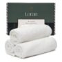 White Washcloths Set of 6 Soft Facial Cloths 10? x 10? 100% Viscose Derived from Bamboo Spa-Like Feel Silky Face Cloth for Skin Cleansing
