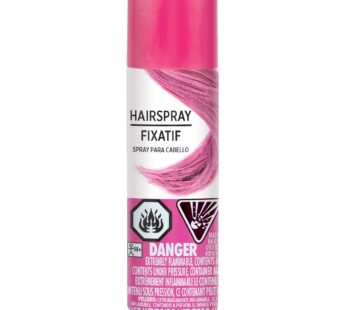 Hypo-Allergenic Pink Hair Spray – 3 oz. – Perfect Party Accessory, 1 Pc.