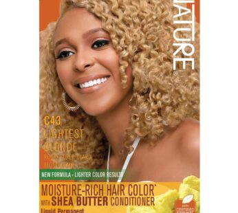 Creme of Nature Moisture Rich Hair Color Kit, C43 Lightest Blonde, 1 Application